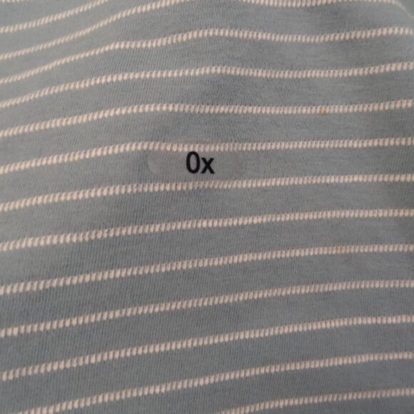 Maurice's Short Sleeve Green & White Striped Top, NWT - Picture 4 of 4